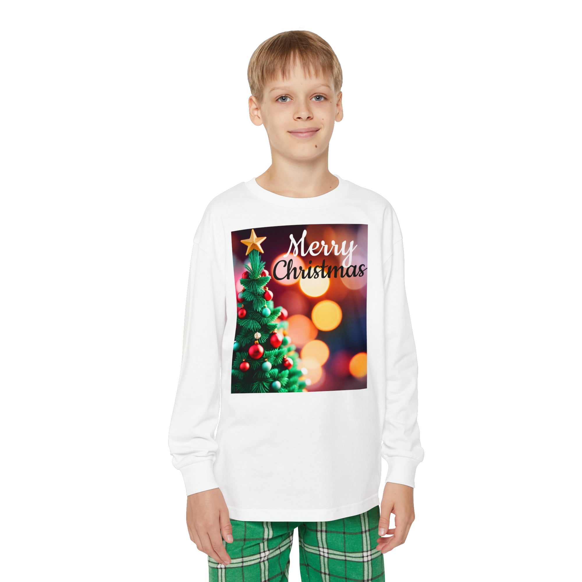 Youth Long Sleeve Christmas Outfit Set